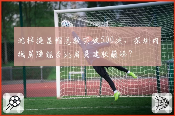 沈梓捷盖帽总数突破500次，深圳内线屏障能否比肩易建联巅峰？